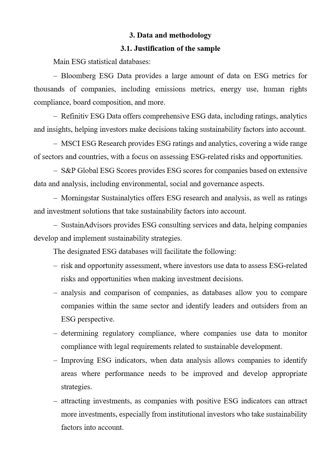 Зразок оформлення методології англомовної дипломної роботи рівня Bachelor’s / Master’s