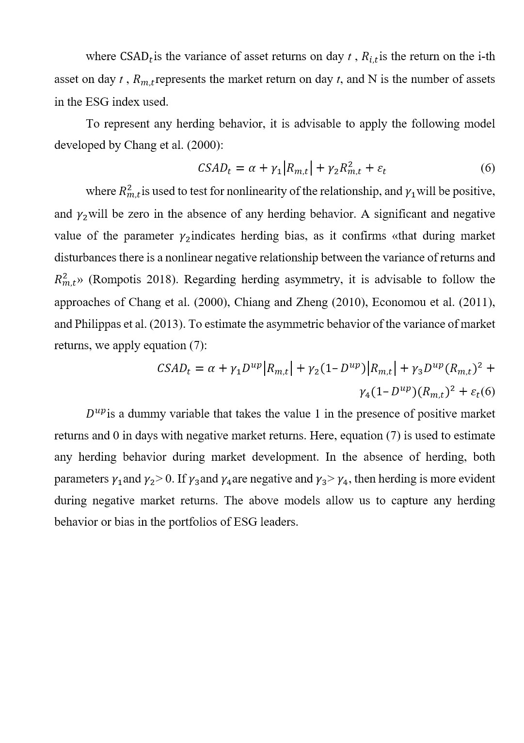 Зразок оформлення статистичних формул в англомовній дипломній роботі рівня Bachelor’s / Master’s