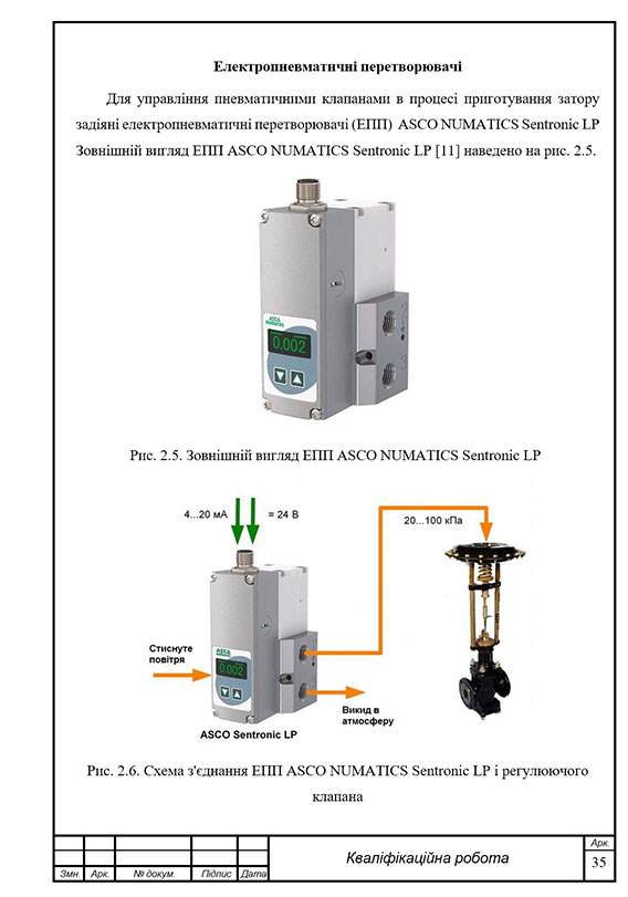 Зразок оформлення зовнішнього вигляду пристроїв в дипломній роботі з рамками