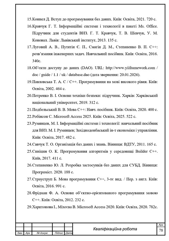 Зразок оформлення списку використаних джерел в дипломній роботі з рамками - Сторінка 2