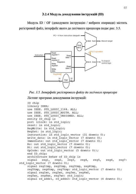 Зразок оформлення лістингу програмного коду у дисертації