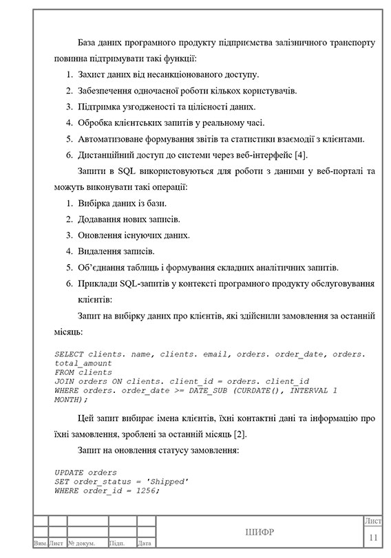 Зразок оформлення програмних кодів в курсовій роботі з рамками - Сторінка 1
