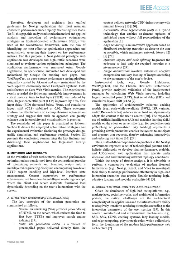 Зразок оформлення методів та результатів у науковій статті стандарту IEEE