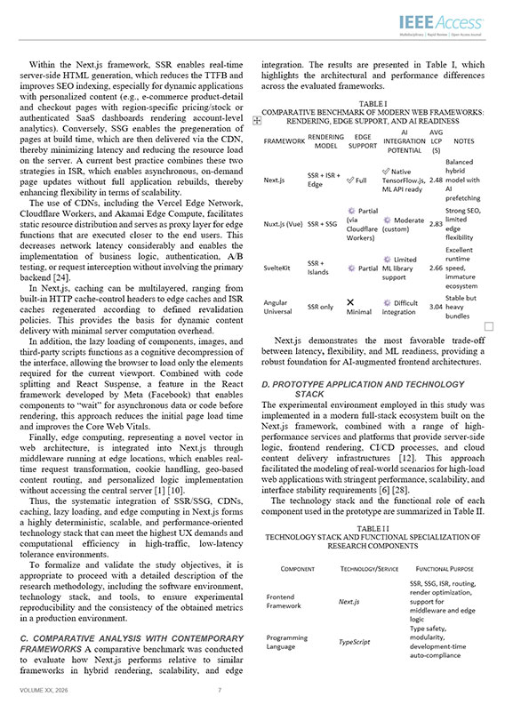 Зразок оформлення таблиць у науковій статті стандарту IEEE