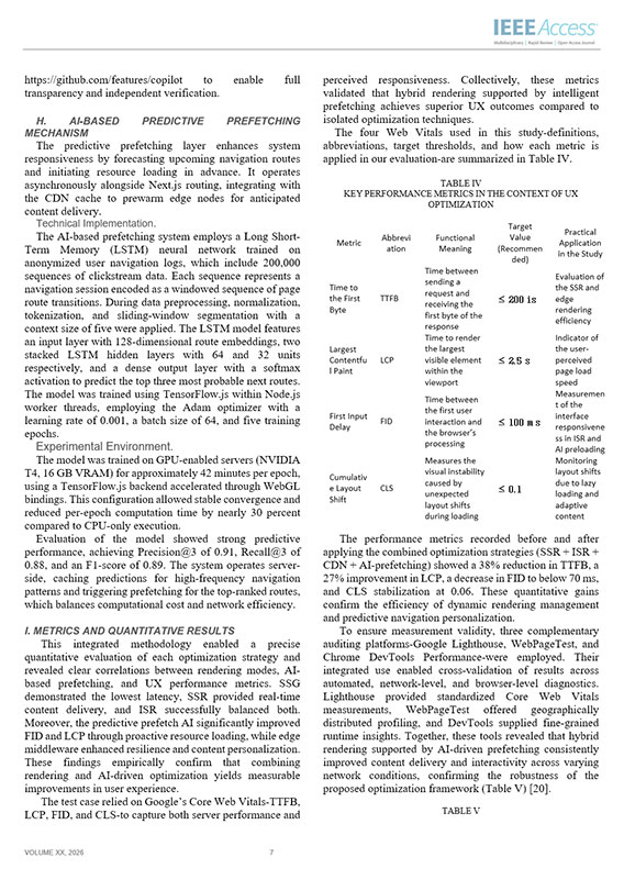 Зразок оформлення аналітичних даних у тексті наукової статті стандарту IEEE