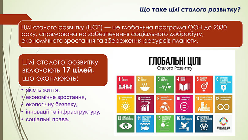 Зразок оформлення презентації - графічні елементи з підписами