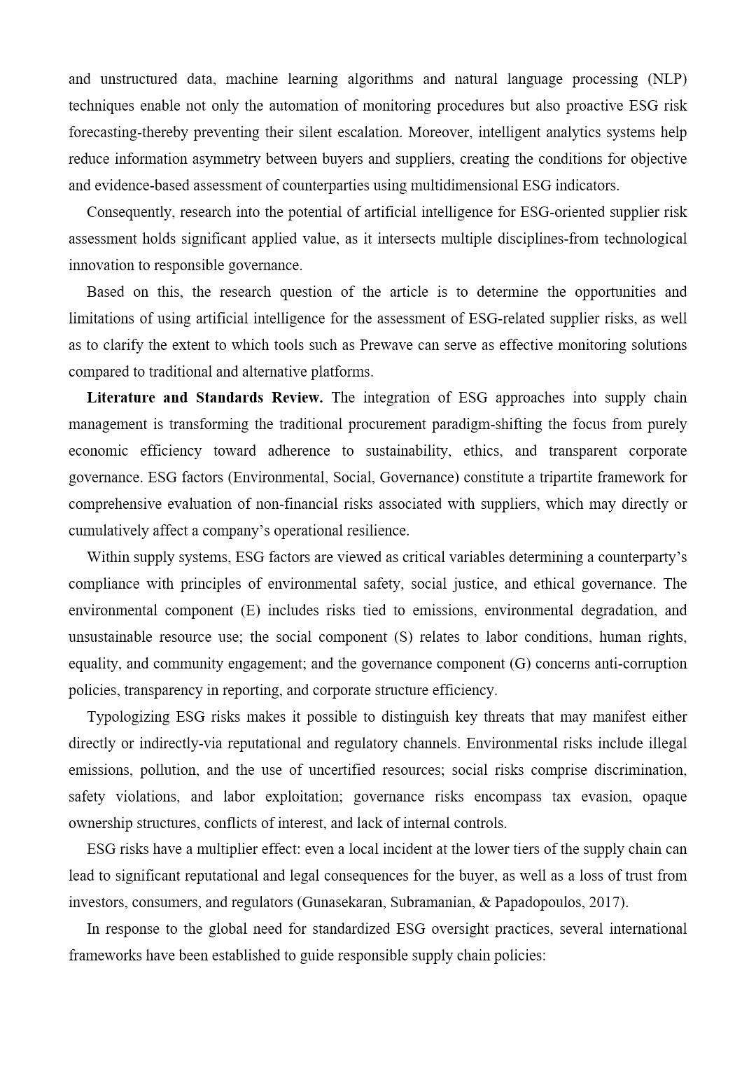 Зразок оформлення літературного огляду в англомовних тезах на конференцію